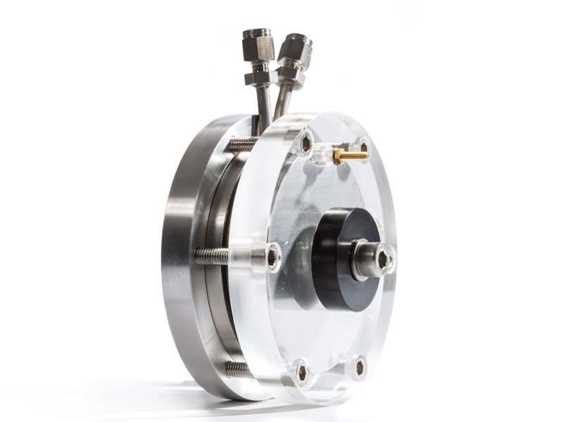 Ammonite 8 flow electrolysis cell from Cambridge Reactor Design
