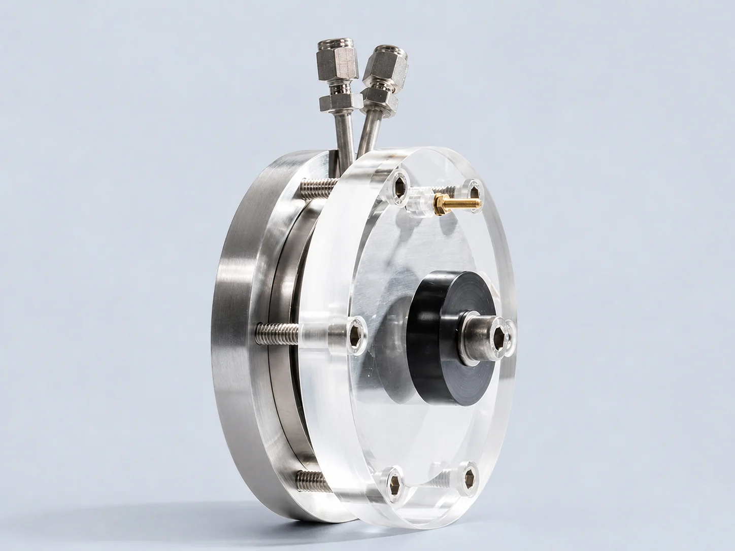 Ammonite 8 flow electrolysis cell from Cambridge Reactor Design