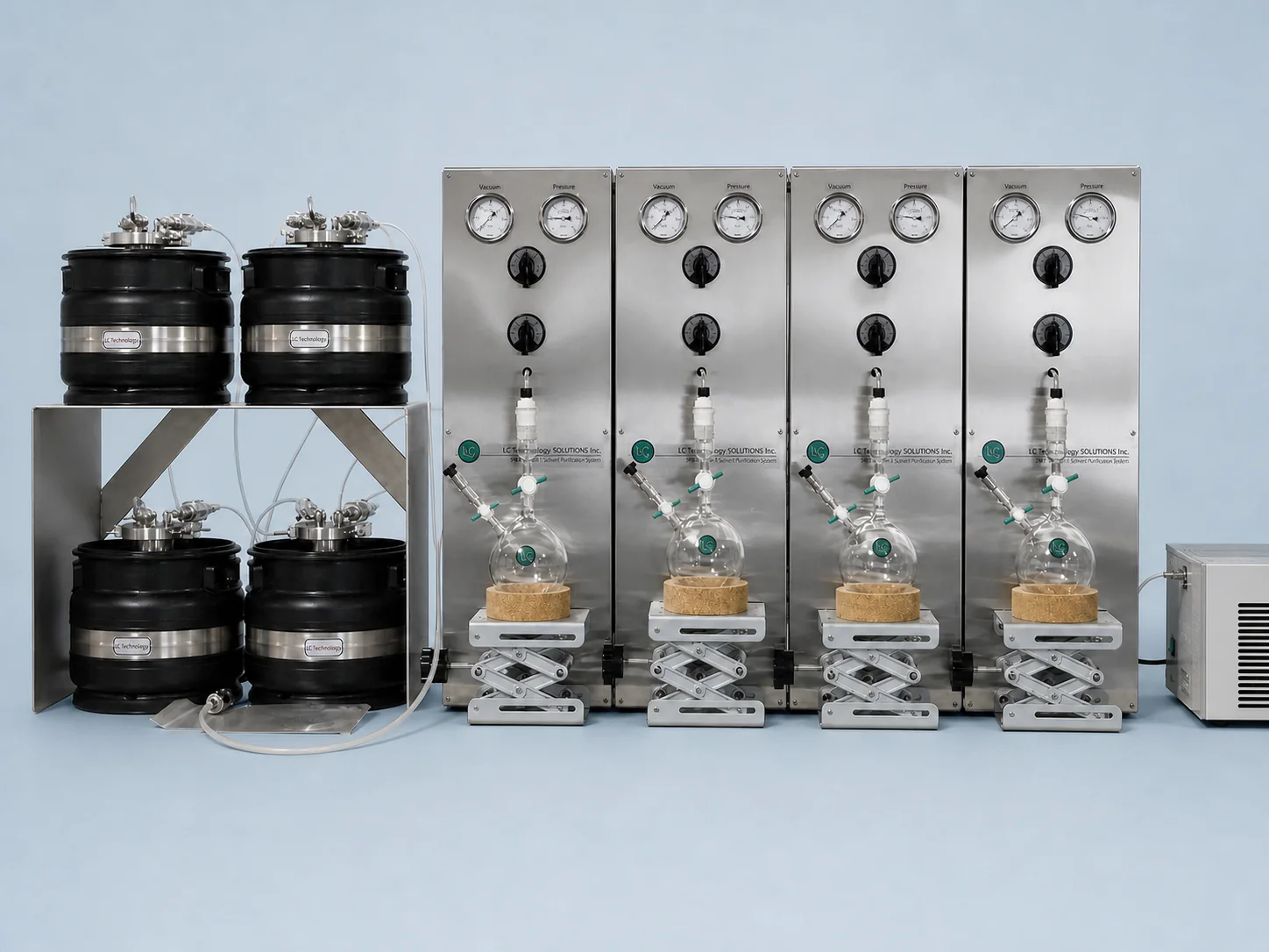 LC Technology SPBT-1 benchtop solvent purification system