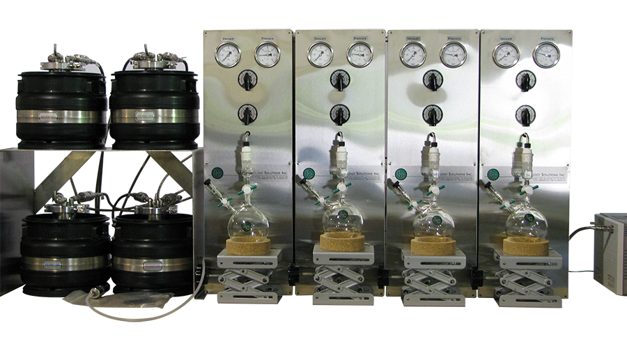 LC Technology SPBT-1 benchtop solvent purification system