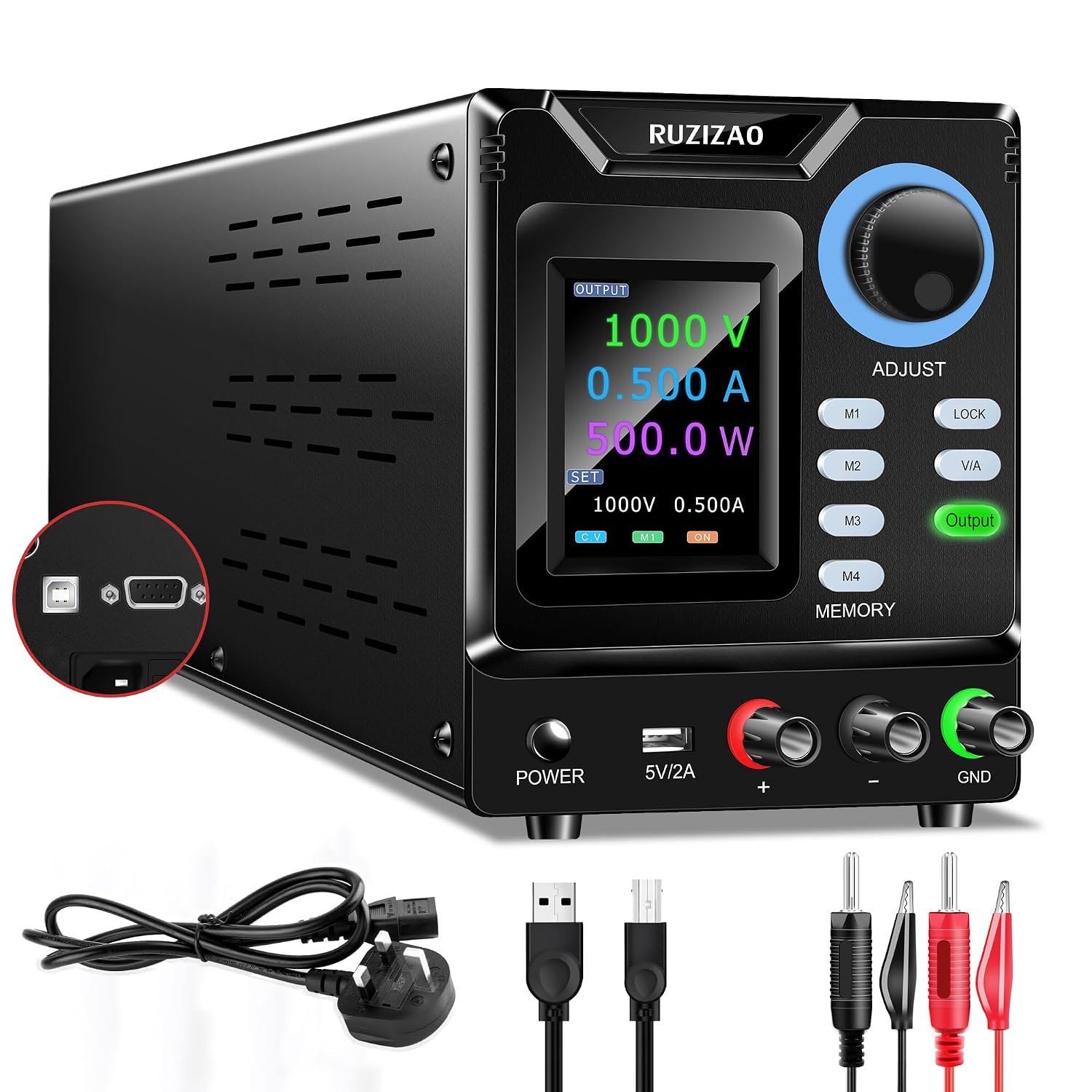RUZIZAO high-voltage programmable DC power supply